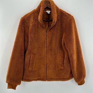 J. Crew Teddy Bomber Jacket, size XS